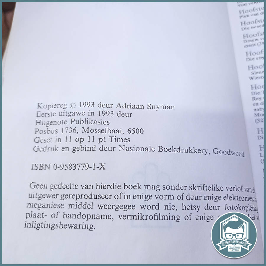 Stem van die Profeet Book by Adriaan Snyman !!!