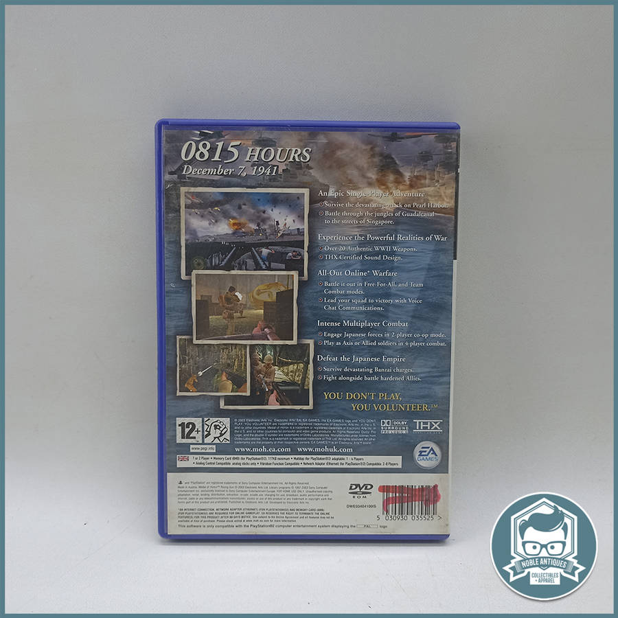 PlayStation2: Medal of Honor Rising Sun !!!