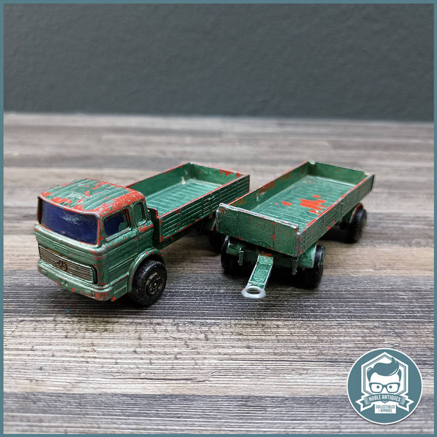 Vintage 1970's Matchbox Mercedes Truck & Trailer !!!