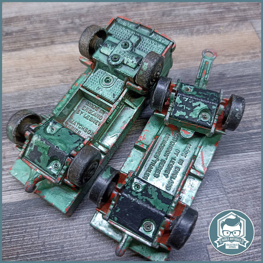 Vintage 1970's Matchbox Mercedes Truck & Trailer !!!