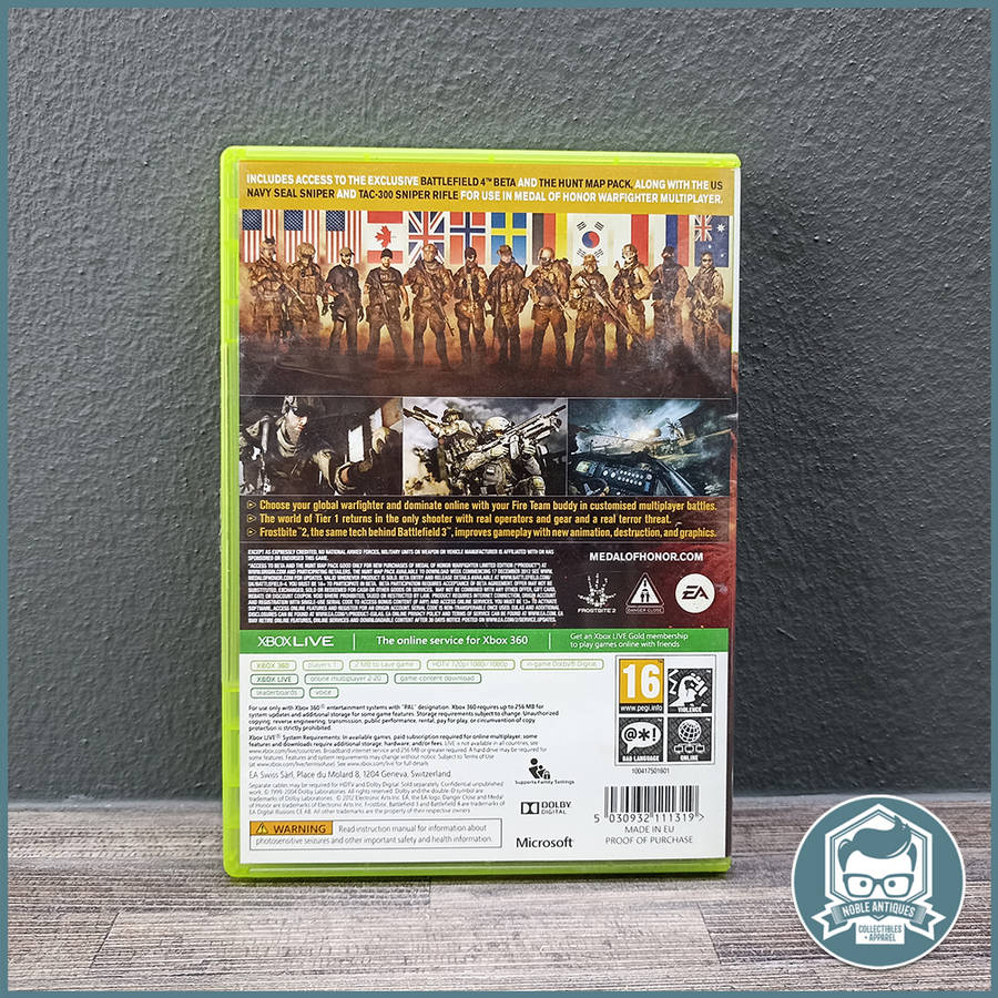 Xbox 360  Medal of Honor Warfighter [Limited Edition] !!!