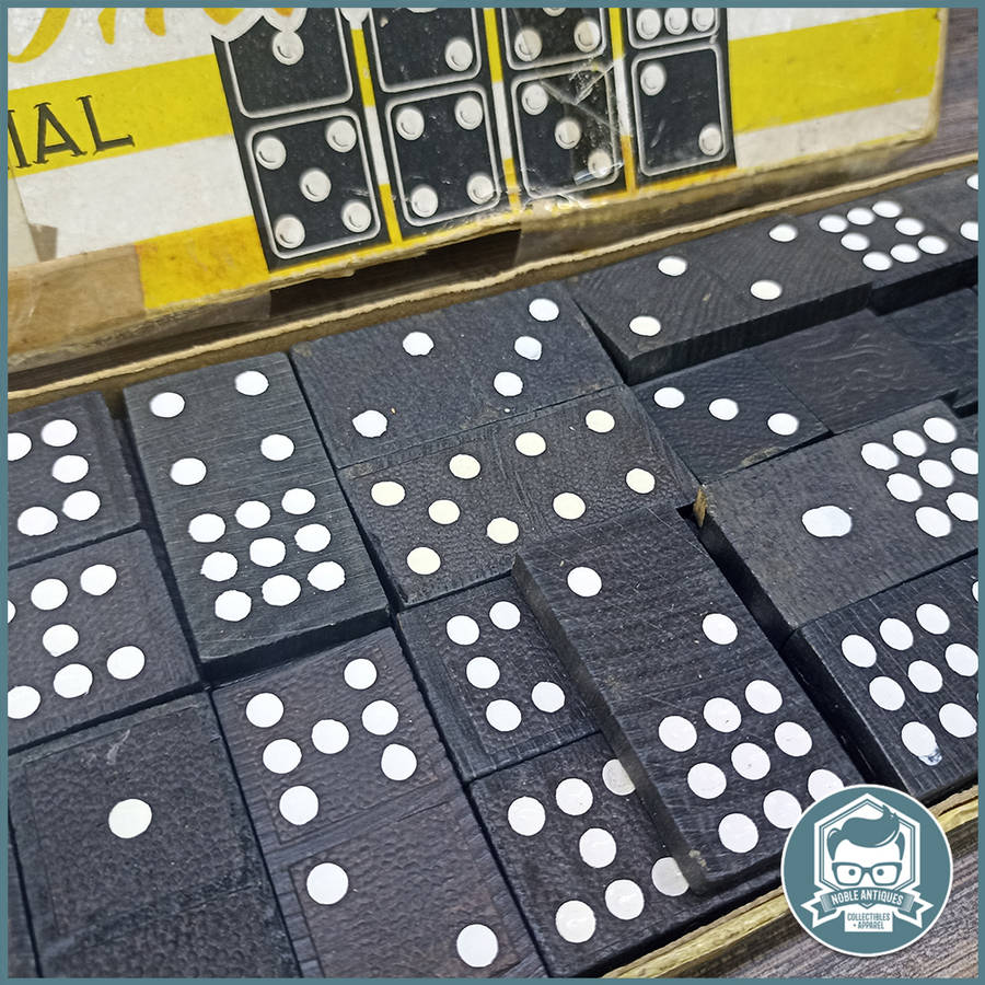 Complete 1970's Vintage Boxed Imperial Dominoes