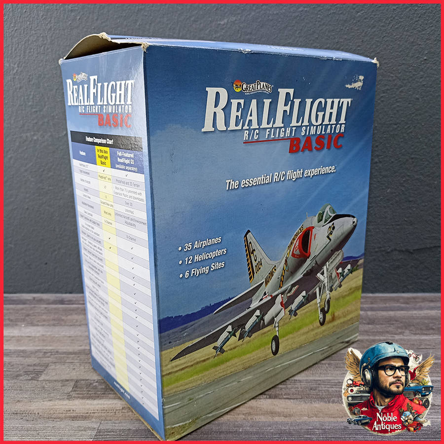 Original Boxed RealFlight Basic RC Model Airplane Flight Simulator