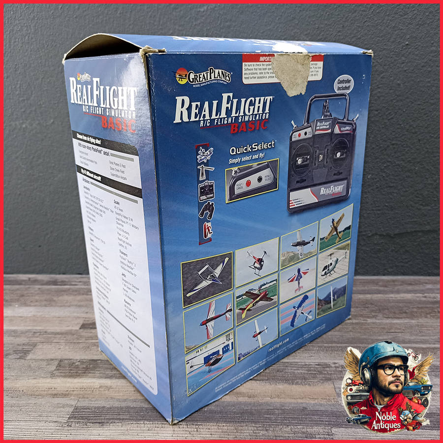 Original Boxed RealFlight Basic RC Model Airplane Flight Simulator
