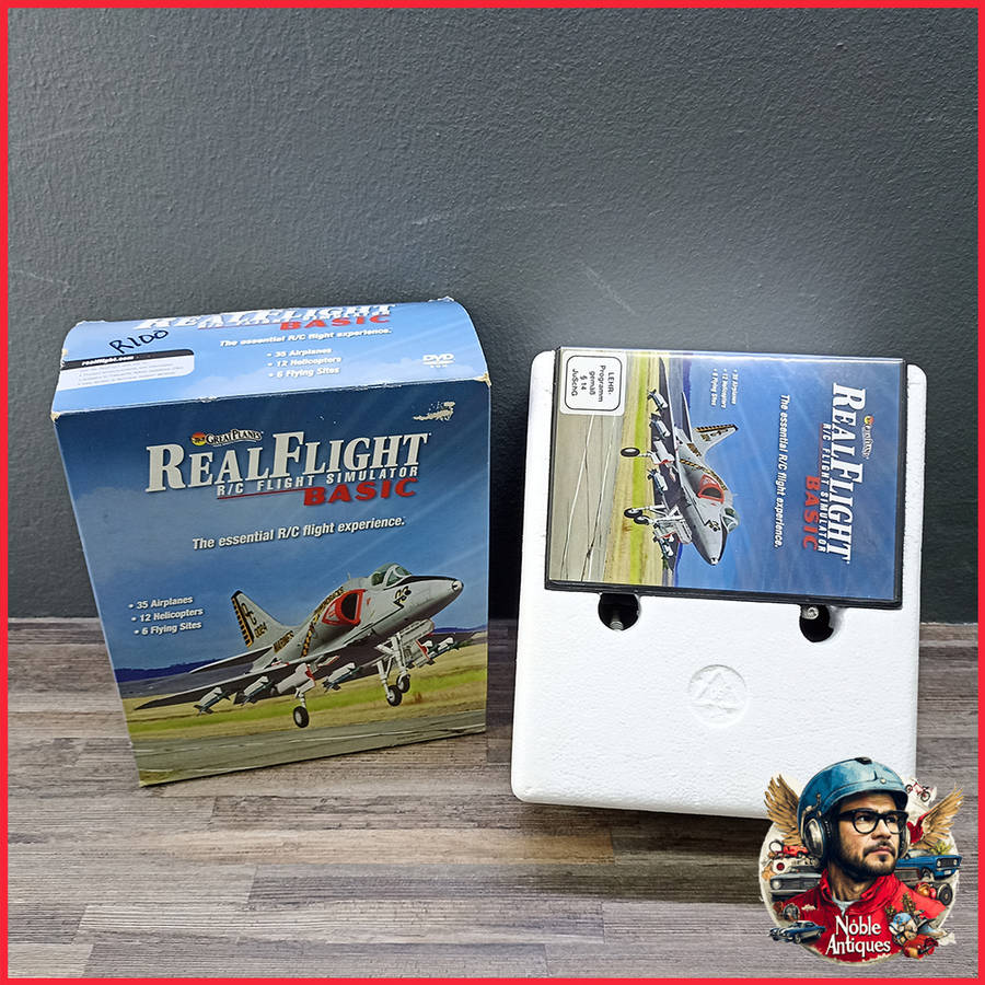 Original Boxed RealFlight Basic RC Model Airplane Flight Simulator