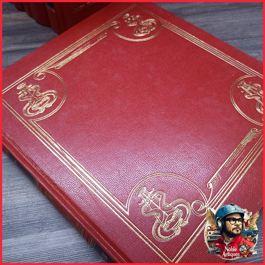 Vintage Foiled and Amazing Illustrated Italian Medical Encyclopedia Collection