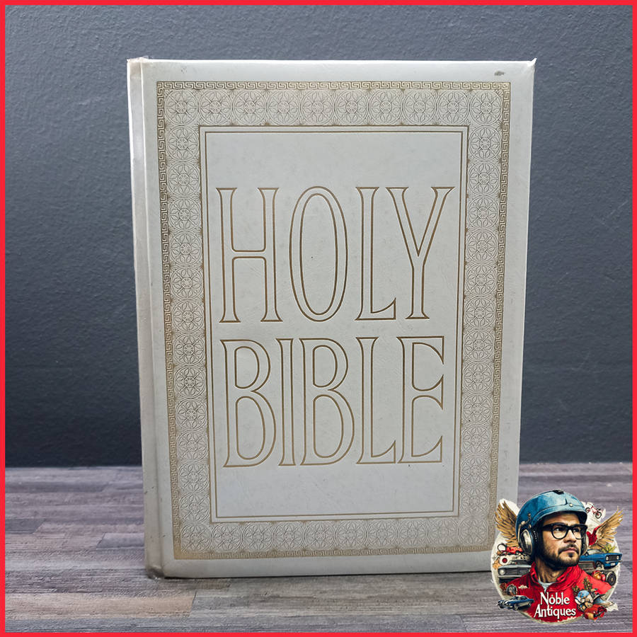 Large White The Holy Family Bible