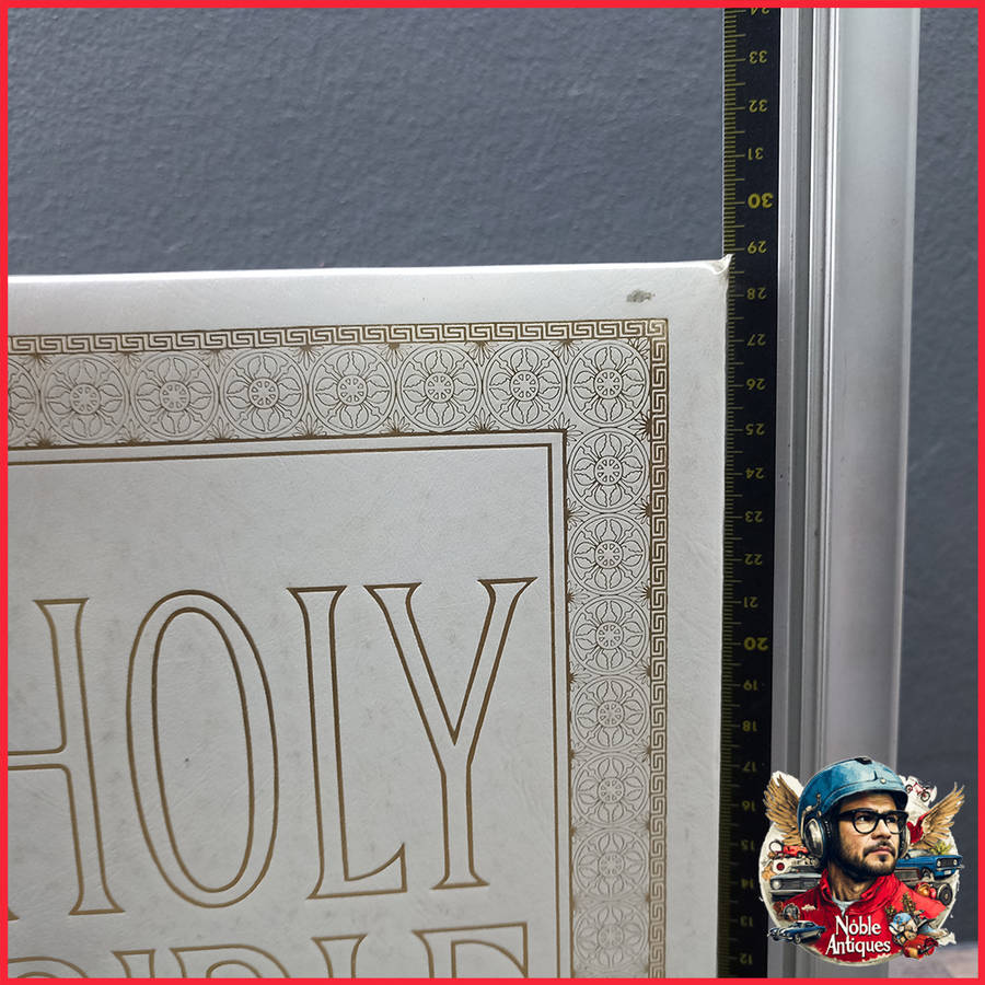 Large White The Holy Family Bible