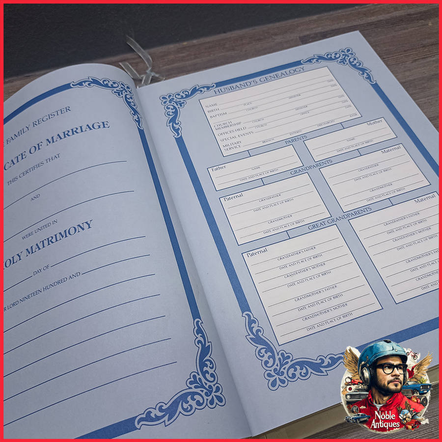 Large White The Holy Family Bible