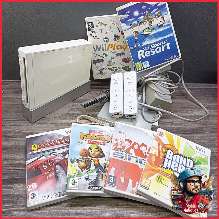 Large Working Wii Console and Games Collection Note: No TV Cable