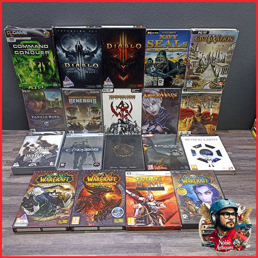 Large Limited Edition and Boxed Vintage PC Game Collection