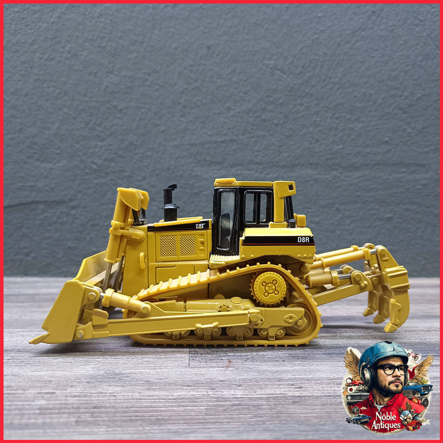 Original Norscot Die Cast Caterpillar D8R Series II Track-Type Tractor No Box Scale 1:50 L: 155 mm