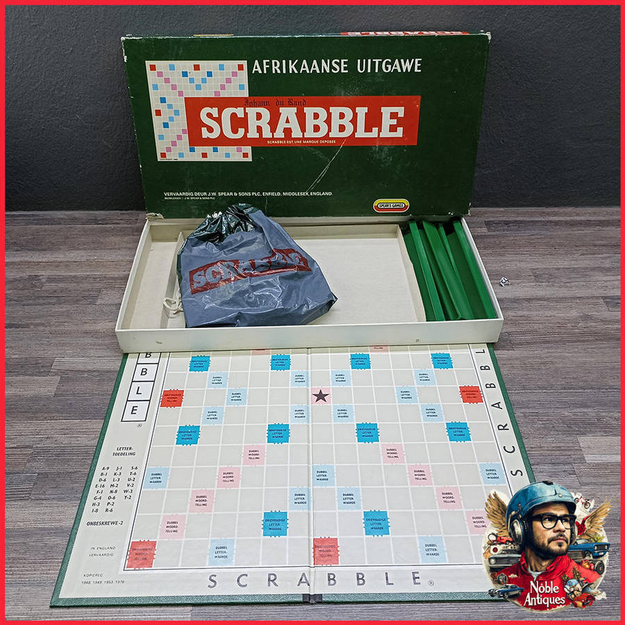 Vintage Boxed Scrabble Family Board Game