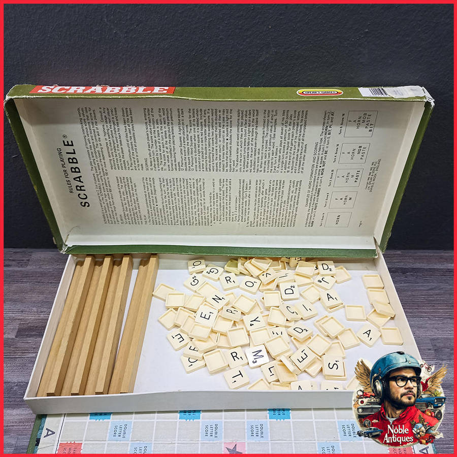 Vintage Boxed Scrabble Family Board Game