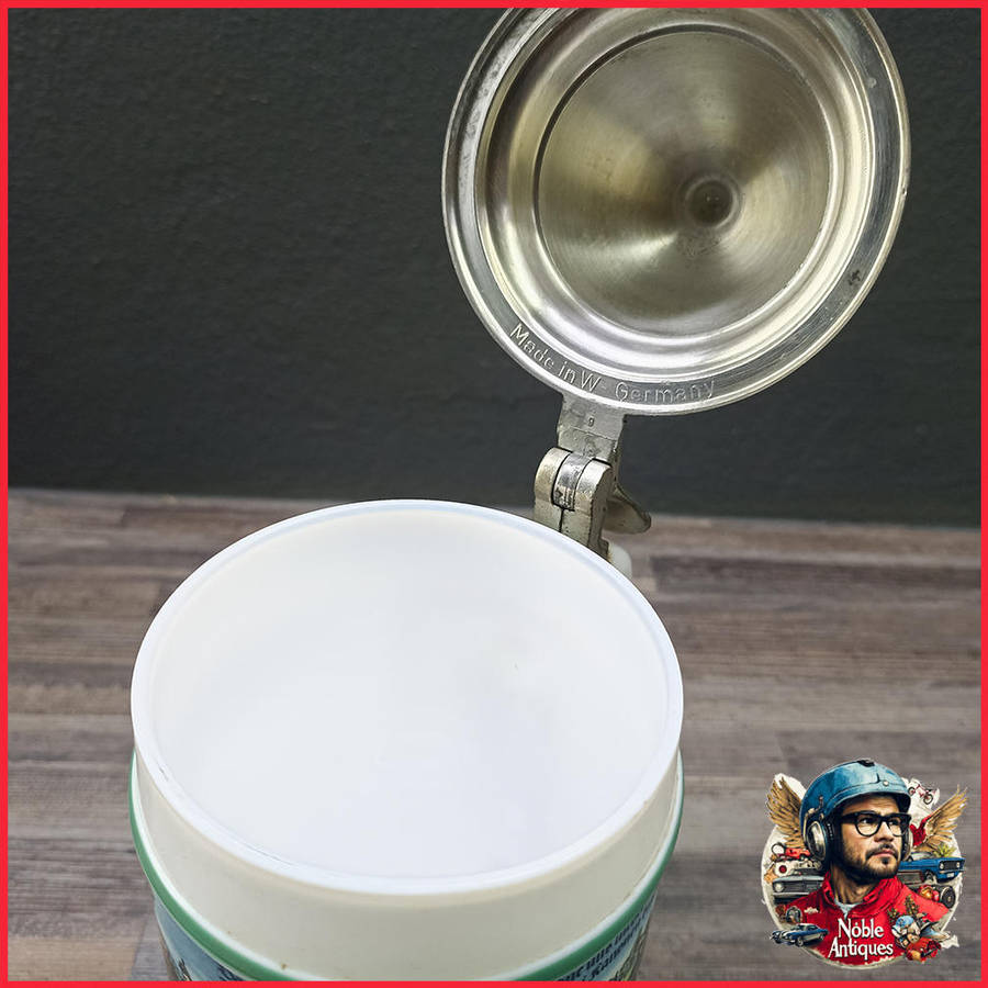 Vintage BMF German Milk Glass Beer Stein 11th Field Artillery Regimental