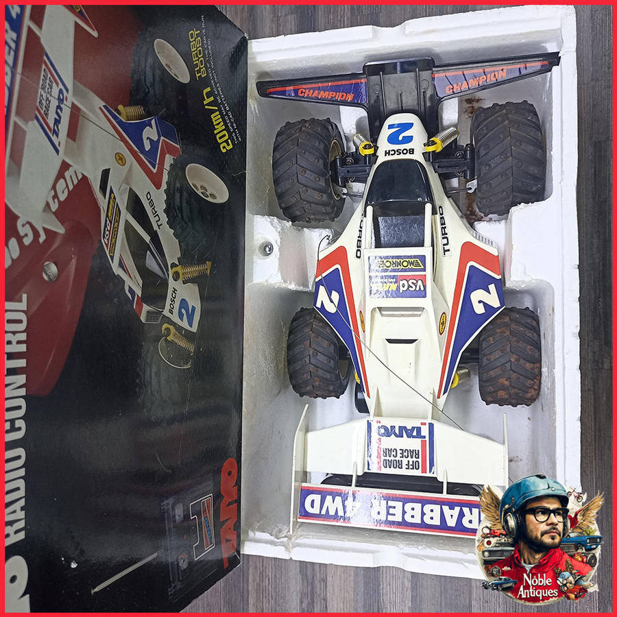 Original Boxed 80's Taiyo Japan RC 1/14 scale Aero Grabber Buggy 4WD NOT TESTED