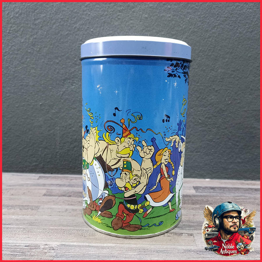 Vintage 2001 Asterix and Obelix Biscuit Tin