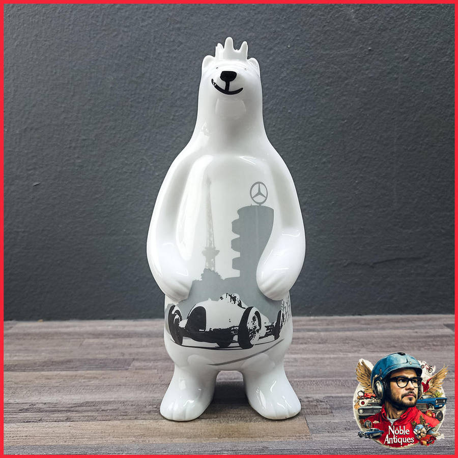 Limited Edition Ritzenhoff Porcelain Bear for Mercedes Benz
