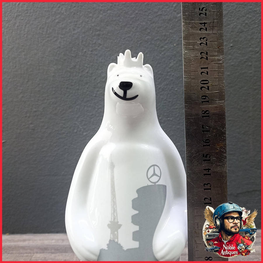 Limited Edition Ritzenhoff Porcelain Bear for Mercedes Benz