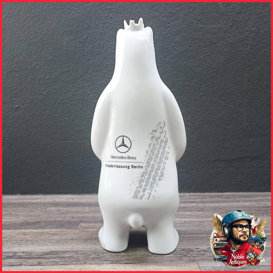 Limited Edition Ritzenhoff Porcelain Bear for Mercedes Benz