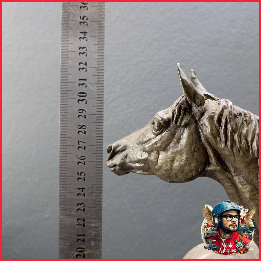 AMY OXENBOULD - Race Horse and Foal Signed & Numbered 171/350 Patinated Bronze