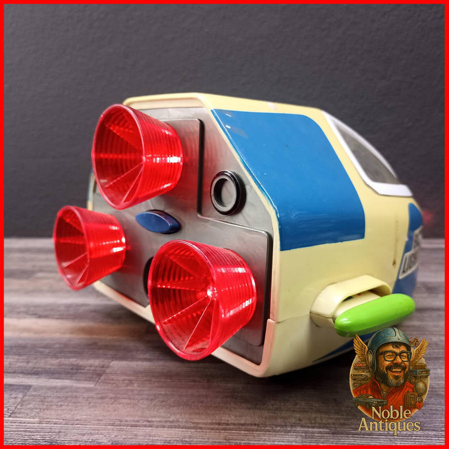 Vintage Toy Story Think Way 1996 Buzz Lightyear's Space Craft, lights and speaks