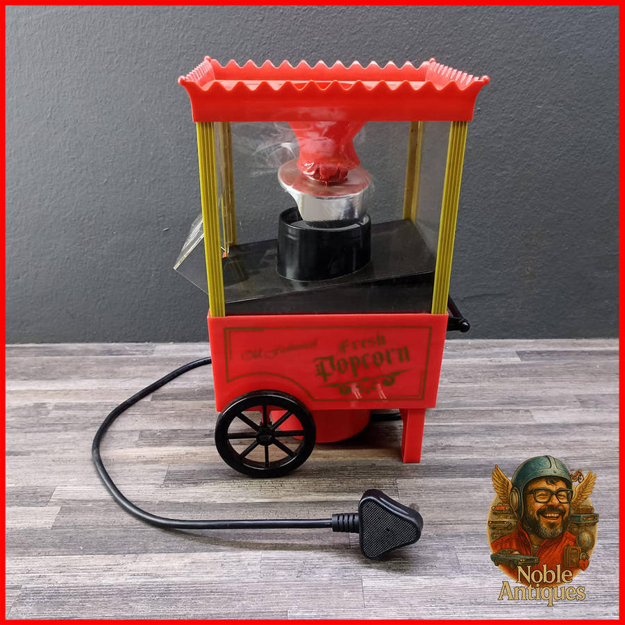 Working Carnival Style Hot Air Popcorn Maker