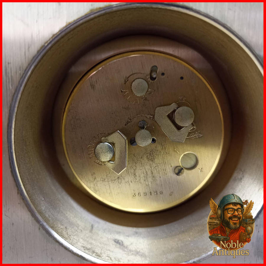 Swiss 15 Jewel Looping Clock, brass and Metal - Extremely Heavy