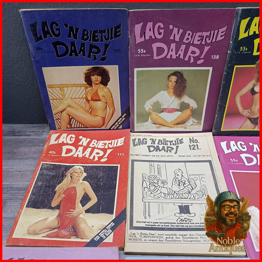 Vintage Afrikaans LAG N BIETJIE DAAR Magazine Collection