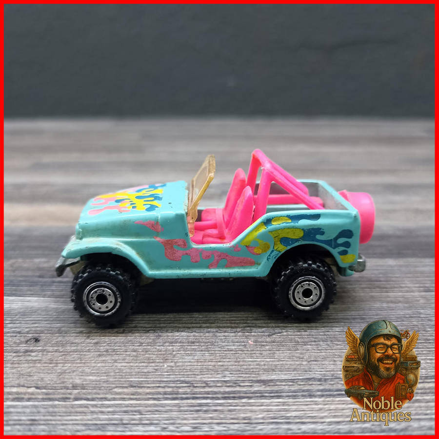 Vintage 1990 Hot Wheels Trailbuster Jeep