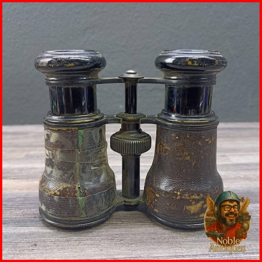 Antique 1900's Military Field Binoculars