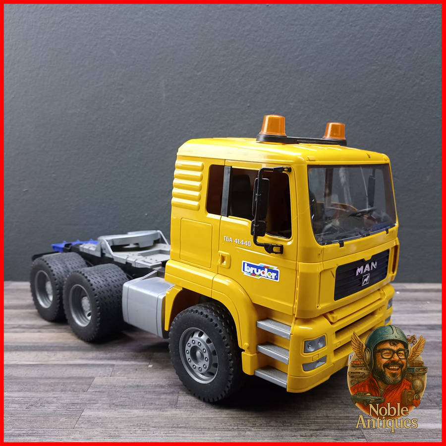 Large Bruder MAN TGA Low Loader Truck Scale 1:16