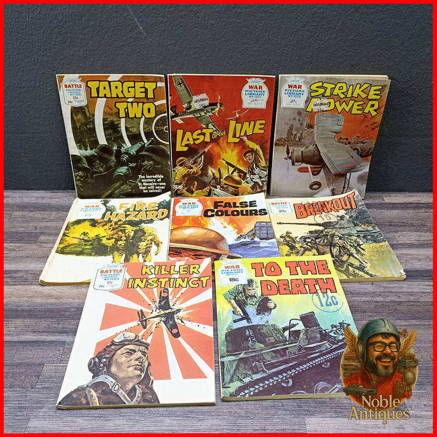 Vintage War Picture Library Comic books