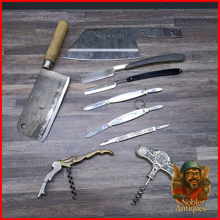 Large Sharp Edge Knife and Blade Collection