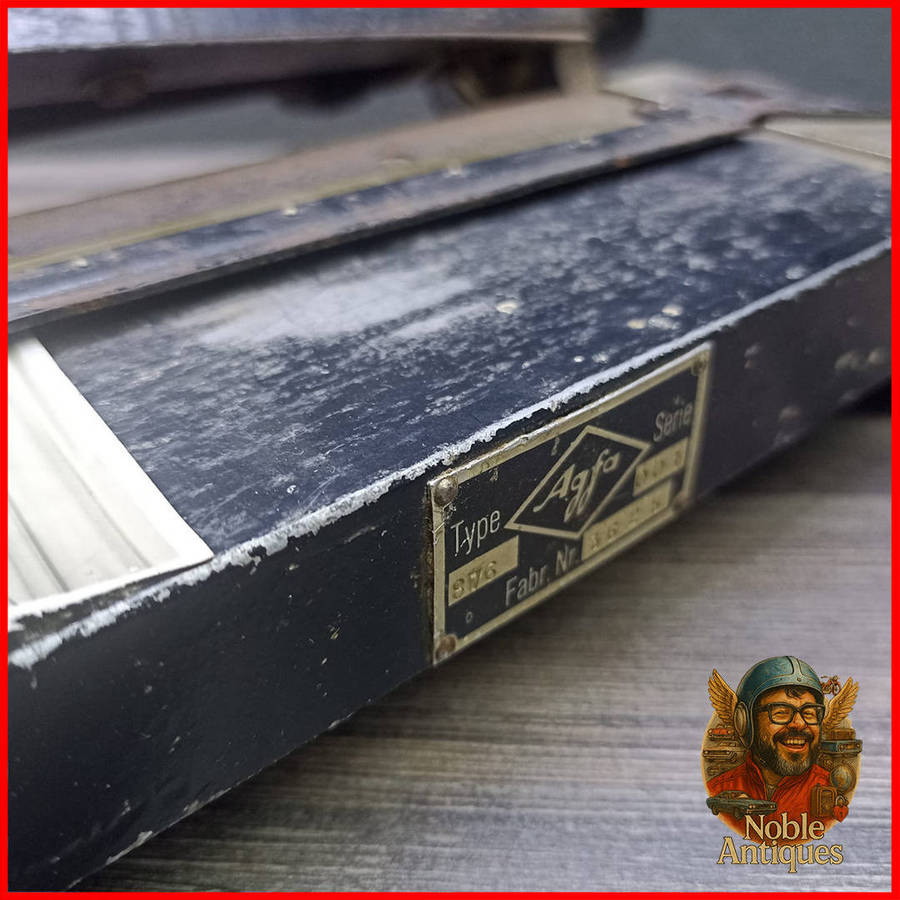Antique Cast Metal AGFA Photo Slicer
