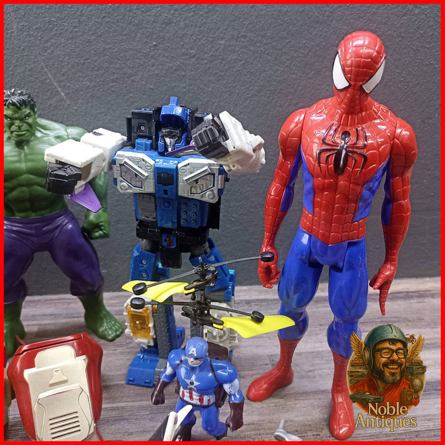Large Super Hero Figurine Collection