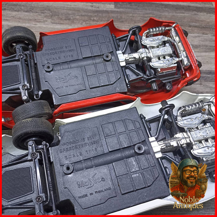 Die Cast 1989 Porsche 911 Speedster Scale 1:18 Parts Models