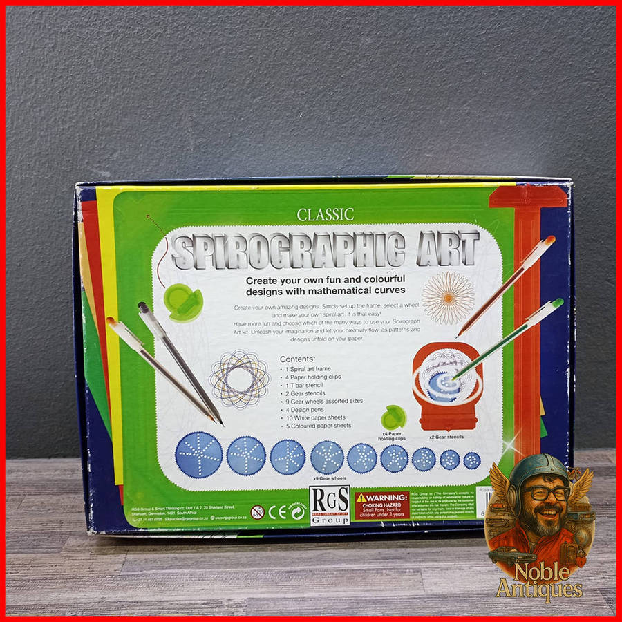 Boxed  Classic Spirographic Art Set by RGS Group