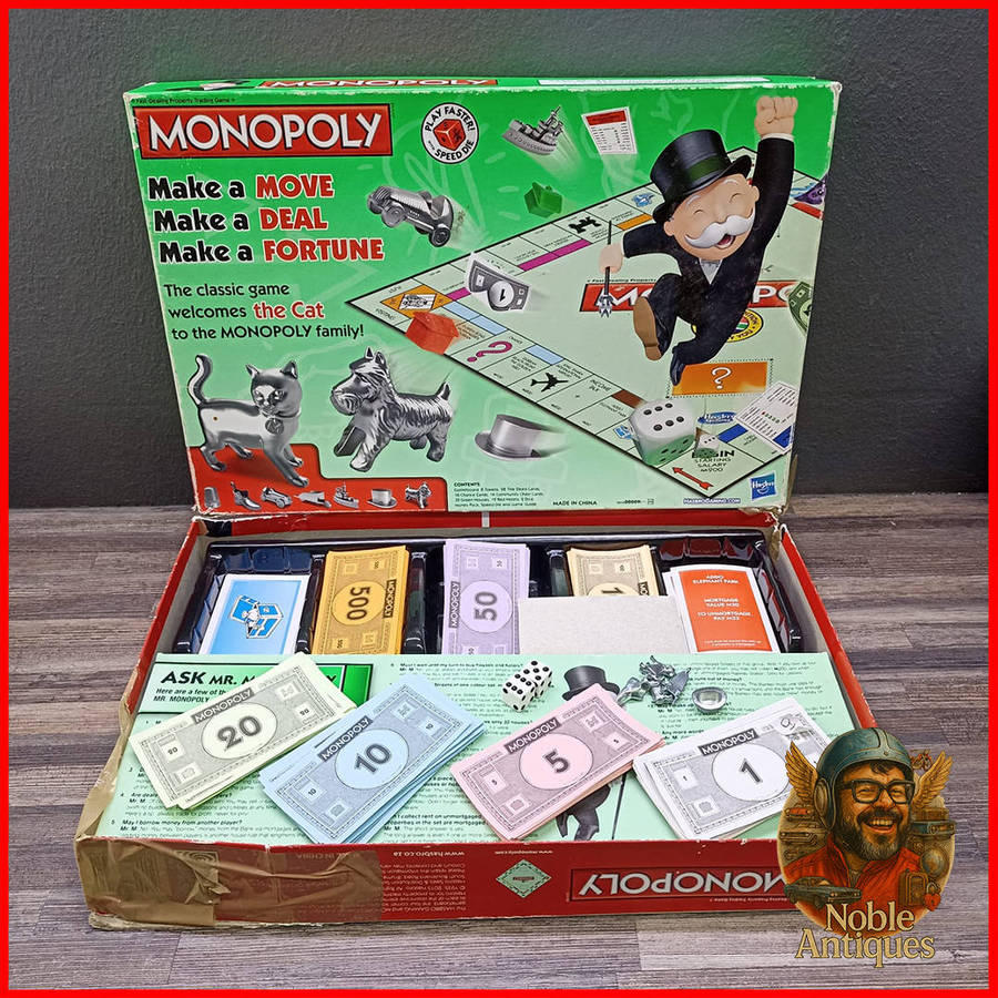 Boxed Hasbro Gaming Monopoly Classic Board Game