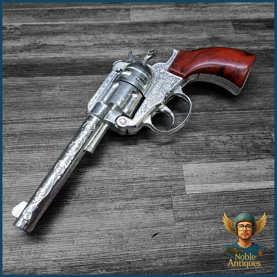 Vintage Die Cast Metal Toy Cap Gun Made in England