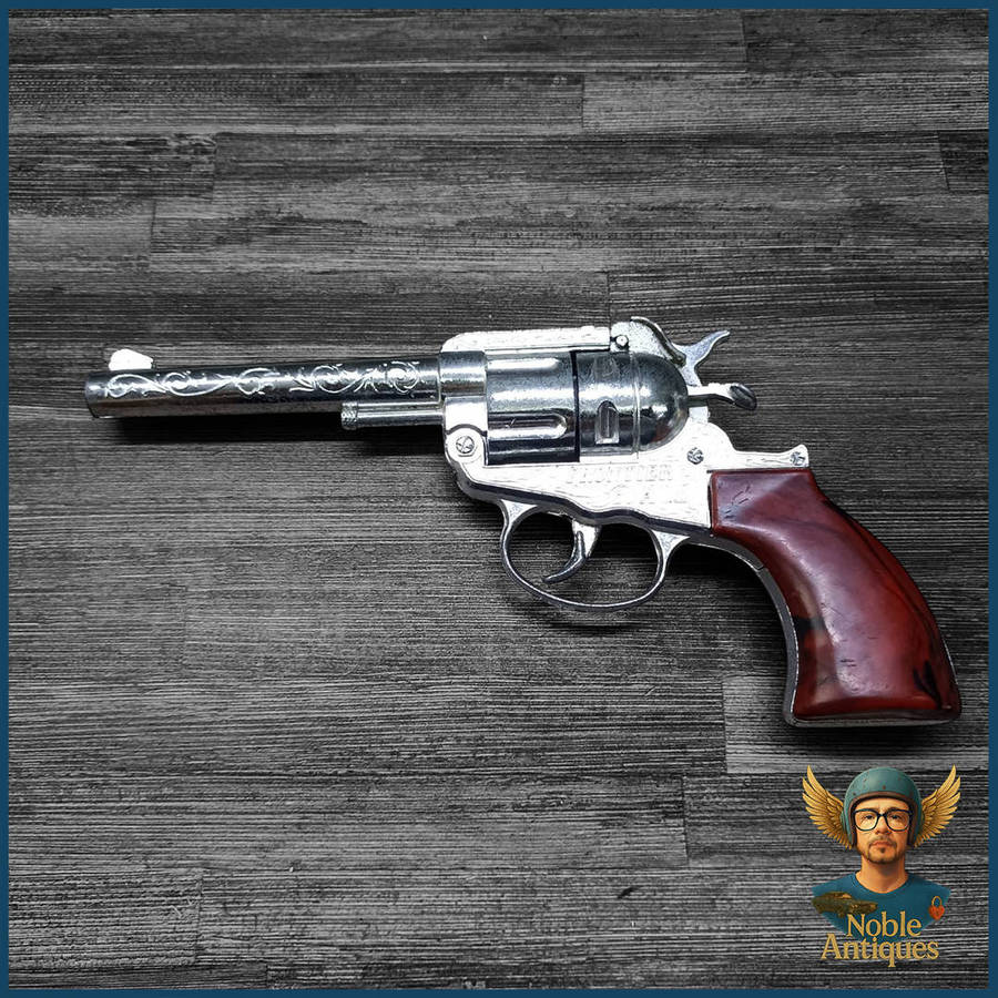 Vintage Die Cast Metal Toy Cap Gun Made in England