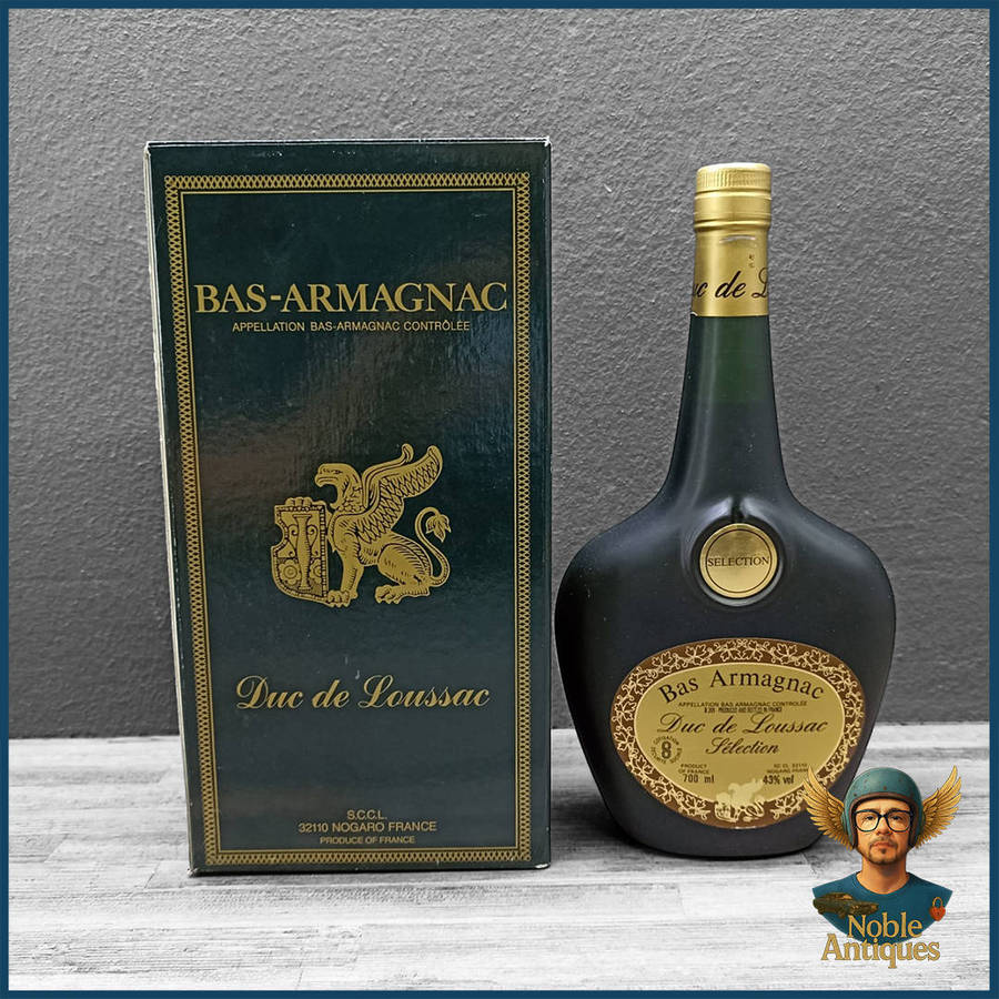 Boxed Sealed Duc de Loussac Bas-Armagnac Cognac Spirits