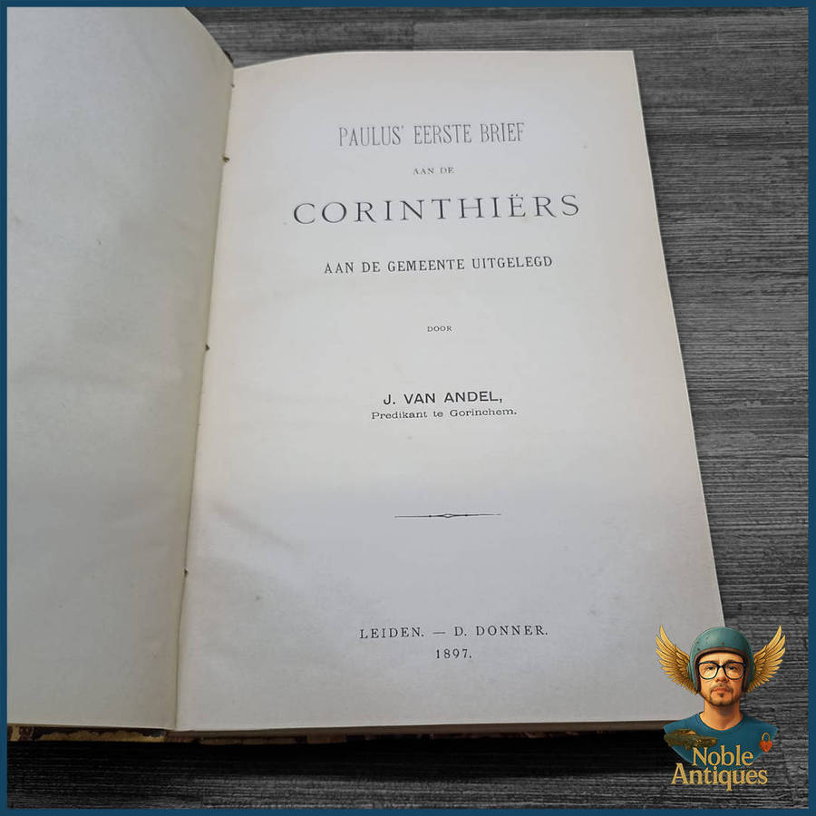 1897 Paulus Eerste Brief Aan De Corinthiërs