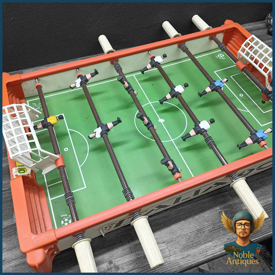 Large Vintage Arcofalc Milano Italia '90 Soccer Foosball Table Game