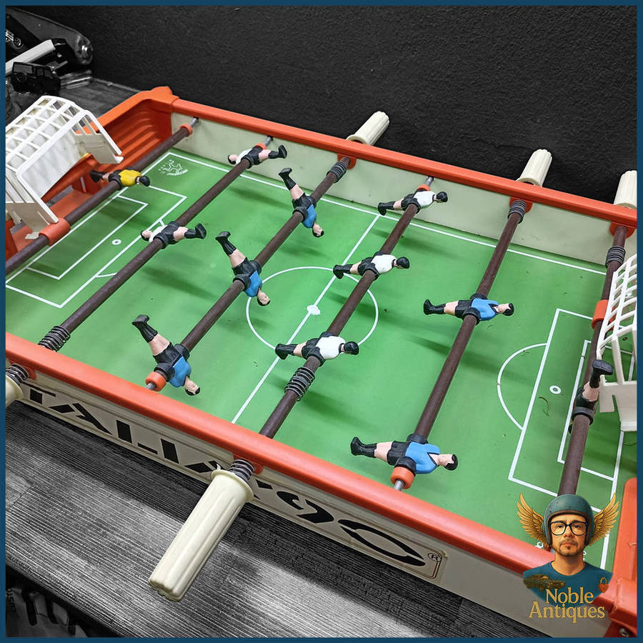 Large Vintage Arcofalc Milano Italia '90 Soccer Foosball Table Game