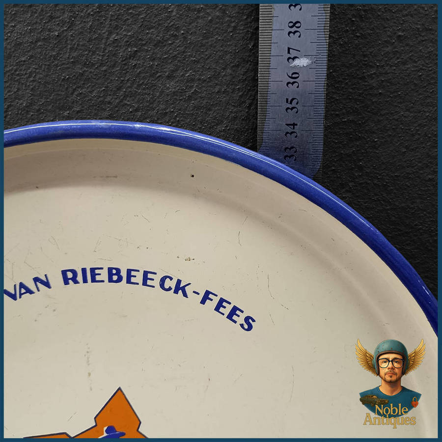 Vintage Enamel Tray Commemorating The 1952 Van Riebeeck Festival