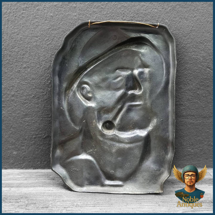 Vintage Copper French Sailor Plaque