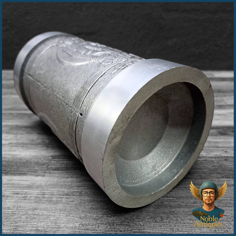Large Vintage Pewter Beer Stein Or Mug From Austria