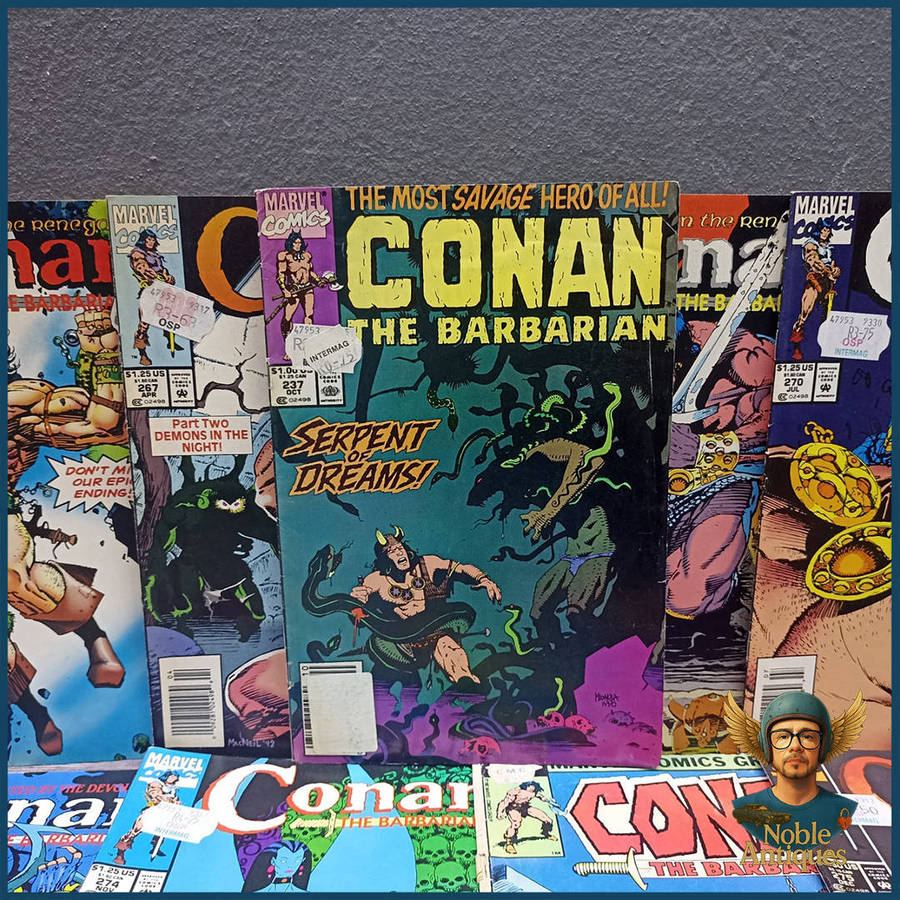Vintage 1980s's Conan the Barbarian comic books Collection Set 2