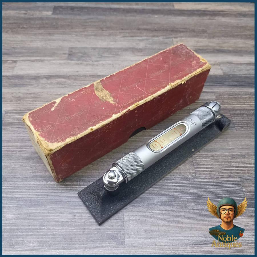 Vintage Boxed Starrett 98-6 Machinists' Level